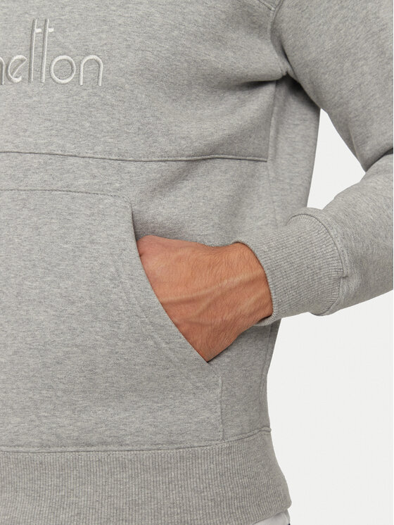 United Colors Of Benetton United Colors Of Benetton Majica dugih rukava 3VVUU201P Siva Relaxed Fit