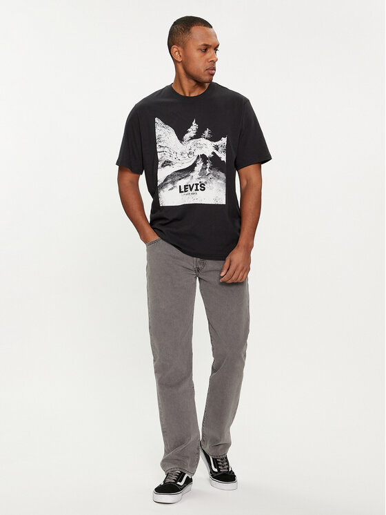 Levi's® Levi's® Tricou 16143-1370 Negru Relaxed Fit