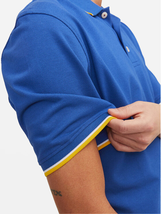 Jack & Jones Jack & Jones Polo Bluwin 12169064 Niebieski Regular Fit