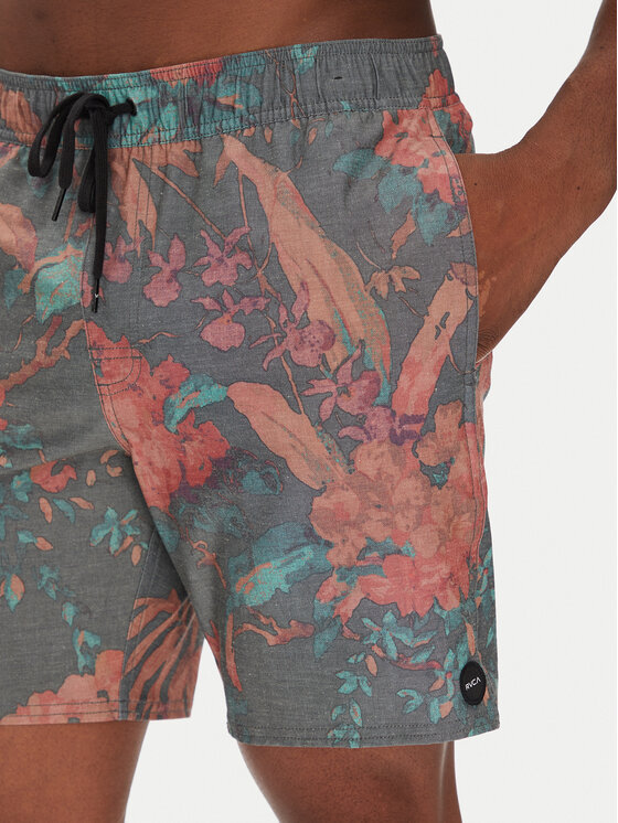 RVCA RVCA Pantaloni scurți pentru înot AVYBS00293 Verde Regular Fit