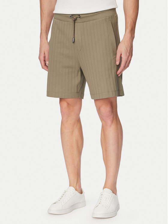 JOOP! JOOP! Kratke hlače Juanito 30104273 Zelena Regular Fit