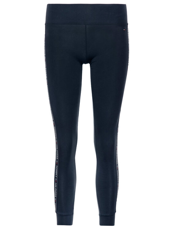 Tommy Hilfiger Tommy Hilfiger Legginsy UW0UW00563 Granatowy Slim Fit