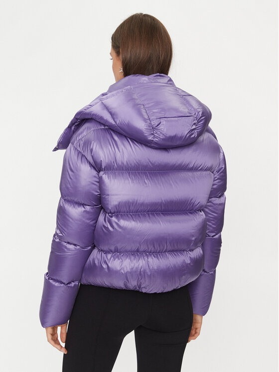 Patrizia Pepe Patrizia Pepe Pūkinė striukė 2O0050/A9M0-M477 Violetinė Regular Fit