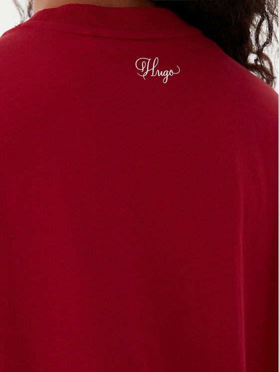 HUGO HUGO T-Shirt Vintag 50551445 Rot Regular Fit