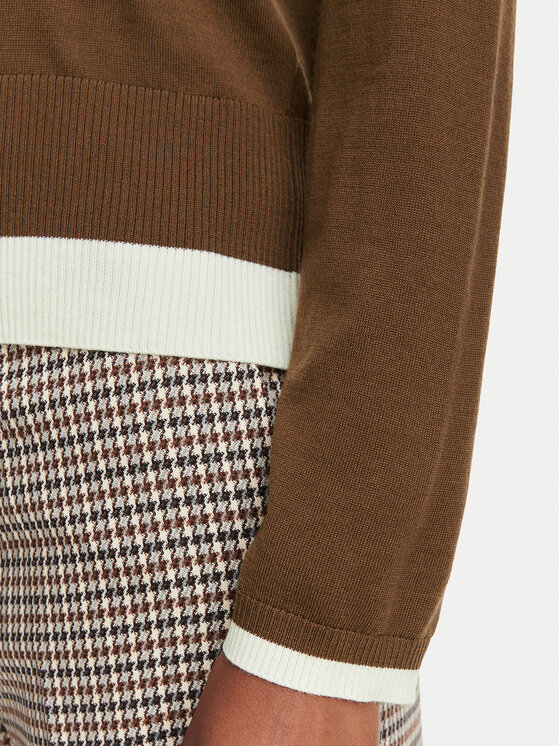 Marella Marella Sweter Prugna 2625366181 Brązowy Regular Fit
