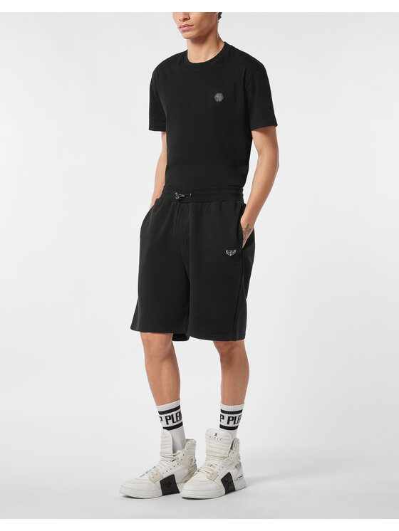 PHILIPP PLEIN PHILIPP PLEIN Šortky 25581 Černá Jogger Fit