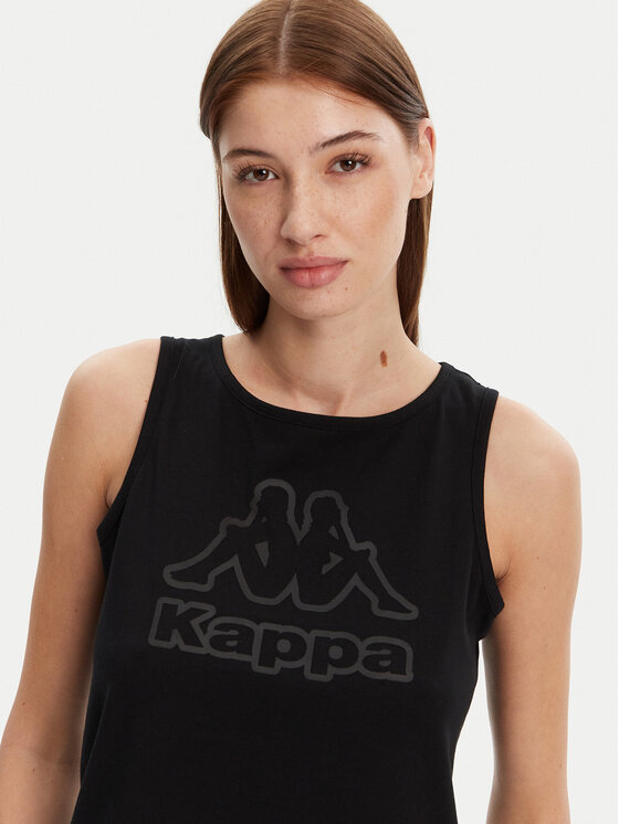 Kappa Kappa Felső Logo Gria 382129W Fekete Regular Fit
