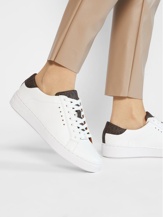 MICHAEL Michael Kors MICHAEL Michael Kors Snīkeri Irving Lace Up 43S7IRFS3L Balts