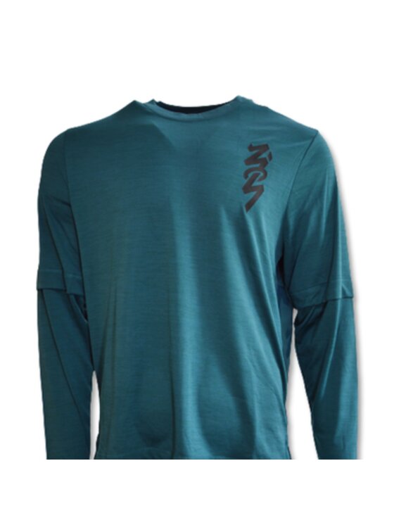 Nike Nike Bluza Zion Longsleeve Shooting Shirt Zielony Active Fit