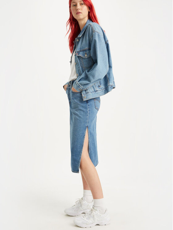 Levi's® Levi's® Jeans suknja A47110000 Plava Regular Fit