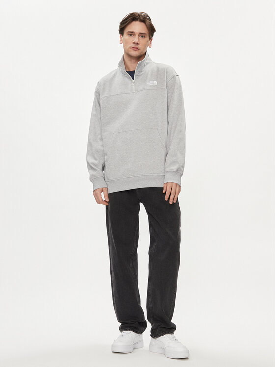 The North Face The North Face Mikina Essential NF0A87FC Šedá Relaxed Fit