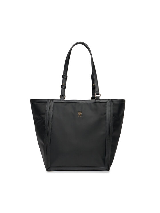 Tommy Hilfiger Ročna Torba Th Essential S Tote AW0AW15717 Črna