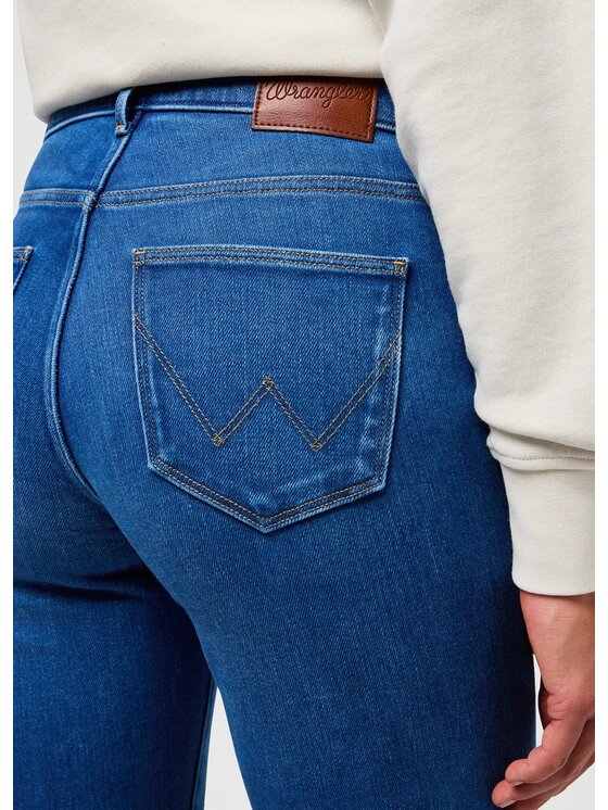Wrangler Wrangler Jeansy STRAIGHT Niebieski Regular Fit