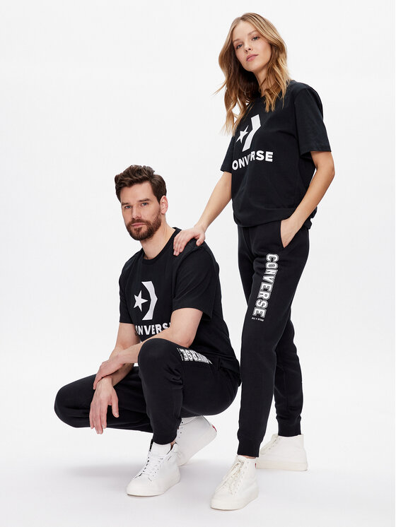 Converse Converse Спортивні штани Unisex 10025410-A01 Чорний Standard Fit