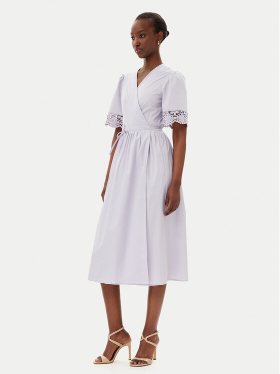 TWINSET TWINSET Φόρεμα καθημερινό 251TT2091 Μωβ Loose Fit
