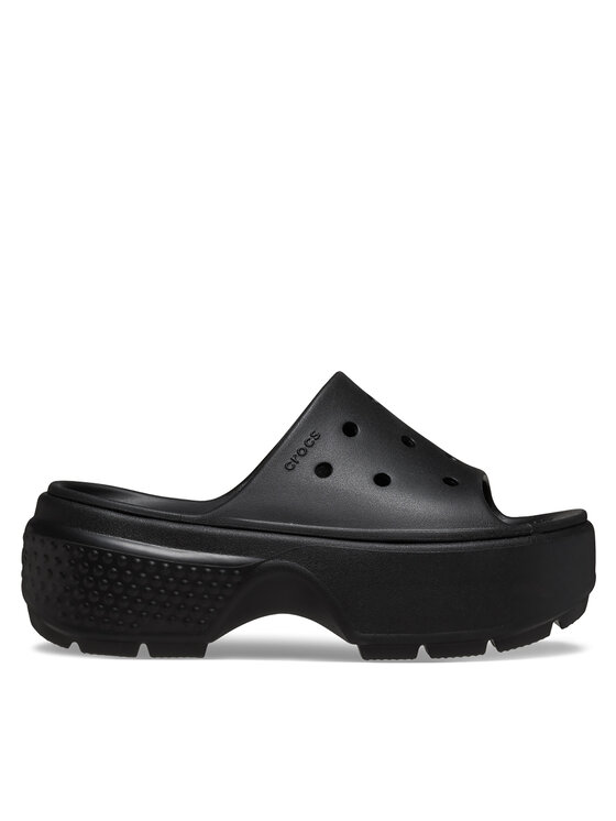 Crocs Crocs Papucs Stomp Slide 209346 Fekete