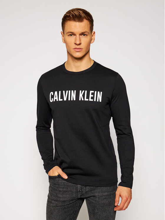 Calvin Klein Performance Longsleeve 00GMF0K244 Czarny Regular Fit