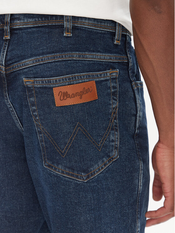 Wrangler Wrangler Džínové šortky Texas 112362506 Tmavomodrá Regular Fit