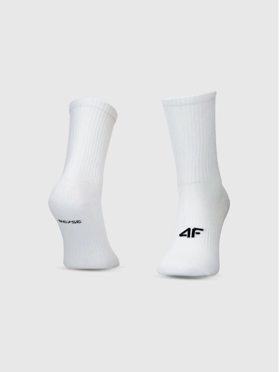 4F 4F Calzini lunghi MIDSHOP ACCESSORIES Bianco