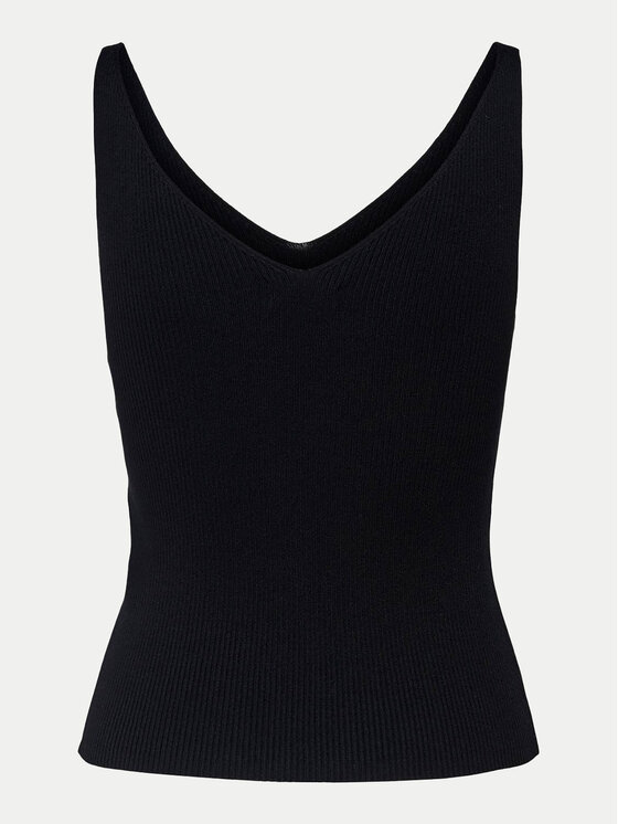JDY JDY Топ Nanna 15180497 Чорний Slim Fit