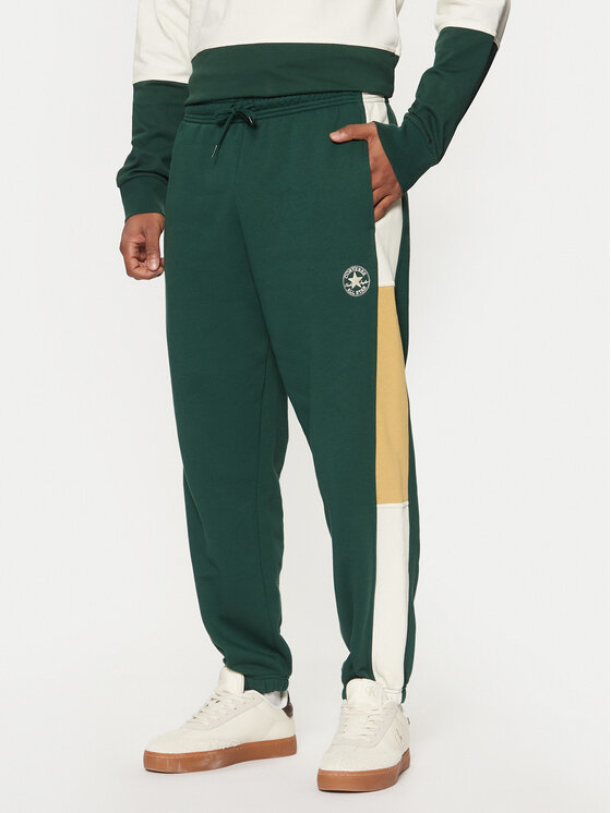 Converse Converse Donji dio trenerke Retro 10027594-A01 Zelena Regular Fit