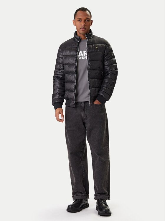 KARL LAGERFELD KARL LAGERFELD Télikabát 505090 561590 Fekete Slim Fit