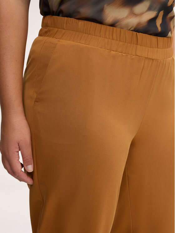 Fiorella Rubino Fiorella Rubino Spodnie materiałowe P050L002661N022 Brązowy Regular Fit