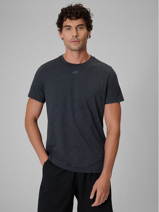 4F 4F T-Shirt MULTI ACTIVE Szary ciemny Regular Fit