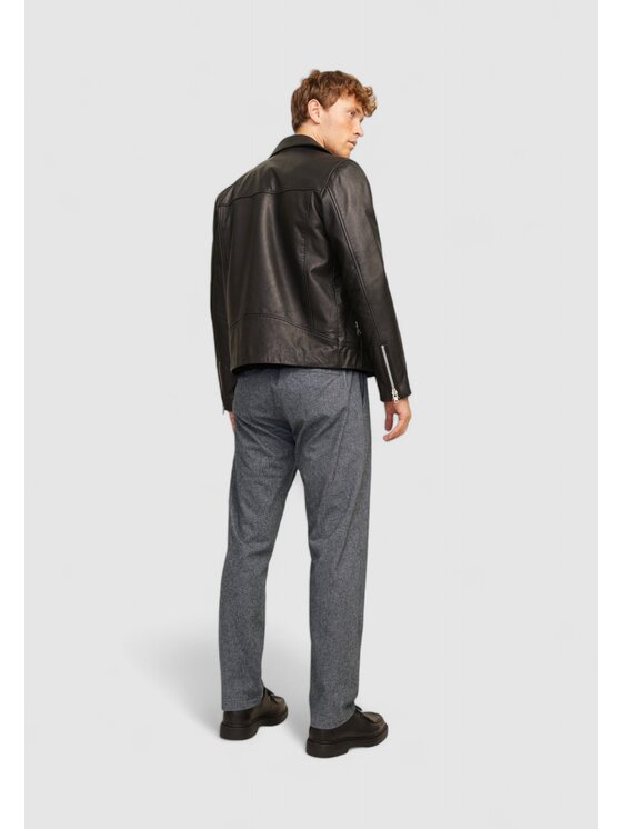 Jack&Jones Jack&Jones Pantaloni chino Jpstkane Jjherringbone Grigio To Fit