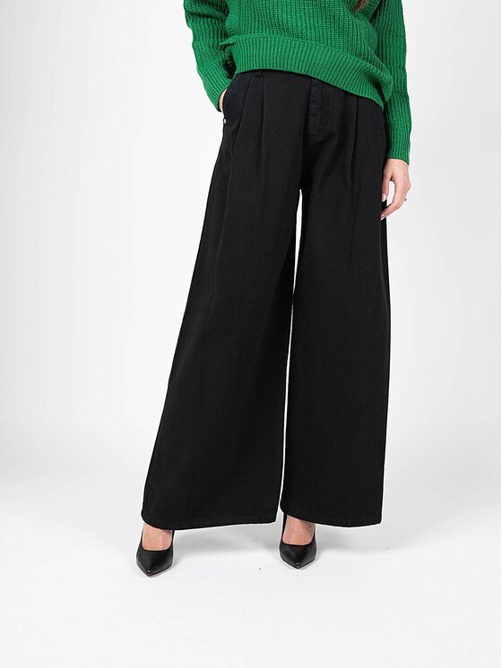 Silvian Heach Silvian Heach Jeansy PGA22306PA Černá Oversize