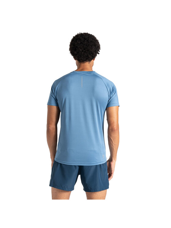 Dare2B Dare2B T-Shirt Tech Błękitny Geometric Fit