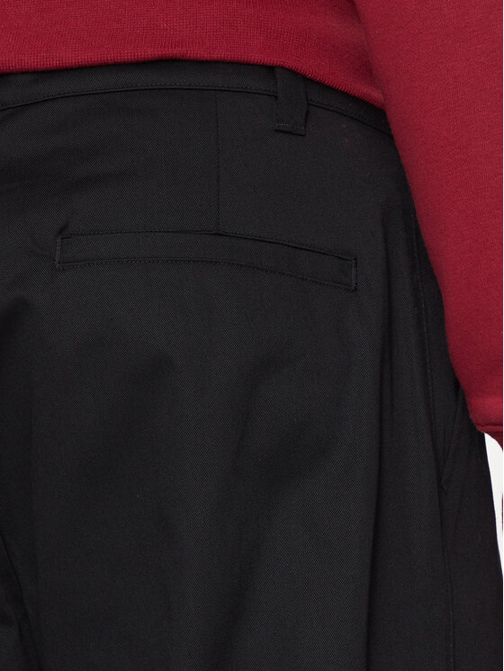 Champion Champion Παντελόνι υφασμάτινο 220013 Μαύρο Wide Fit