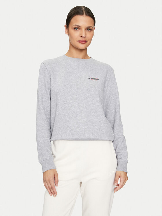 Guess Jeans Guess Jeans Sweatshirt W4YQ07 KC811 Grau Regular Fit