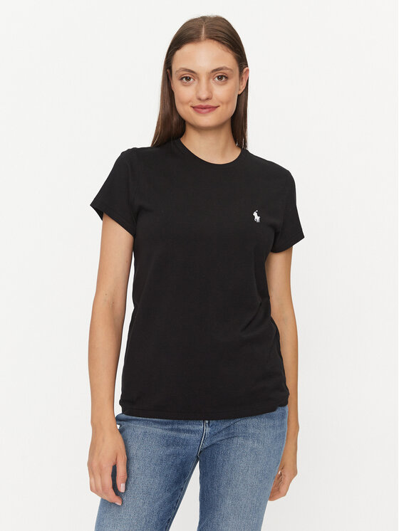 Polo Ralph Lauren Polo Ralph Lauren T-shirt 211898698007 Crna Regular Fit