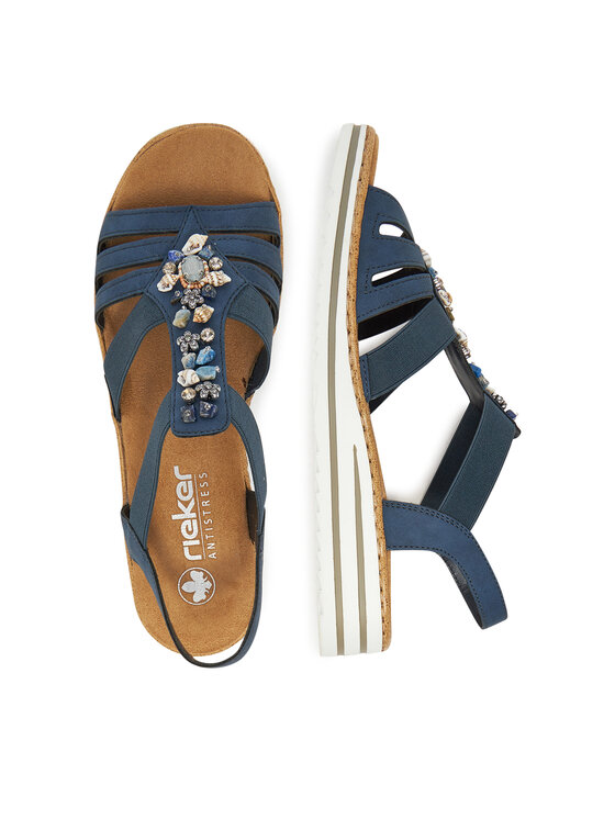 Rieker Rieker Sandalen V0649-14 Dunkelblau