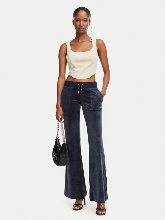 Juicy Couture Juicy Couture Jogginghose Layla JCSEBJ001G Dunkelblau Regular Fit