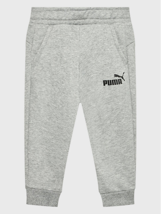 Puma Pantaloni trening Essentials Logo 586973 Gri Regular Fit