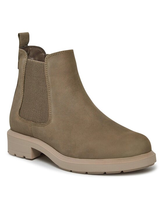 Tamaris Tamaris Kotníková obuv s elastickým prvkem 1-25482-41 Zelená