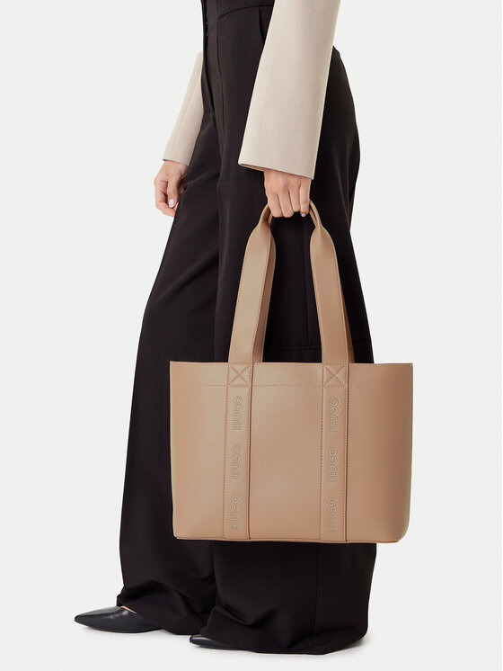 HUGO Torebka 50547491 Beżowy