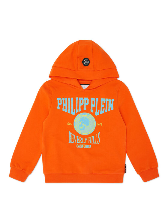 PHILIPP PLEIN PHILIPP PLEIN Felpa 27775 Arancione Regular Fit