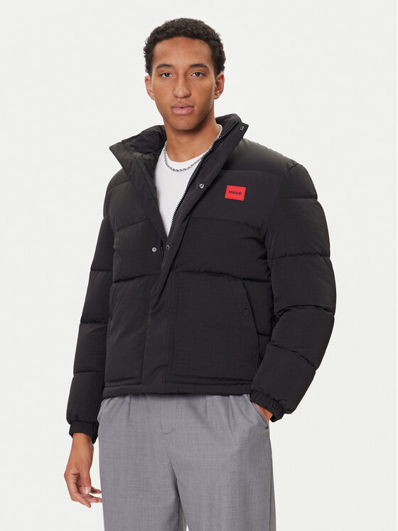 HUGO HUGO Télikabát Balto2541 50547887 Fekete Regular Fit
