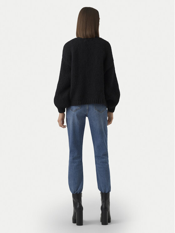 Vero Moda Vero Moda Kardigán Maybe 10273101 Fekete Oversize