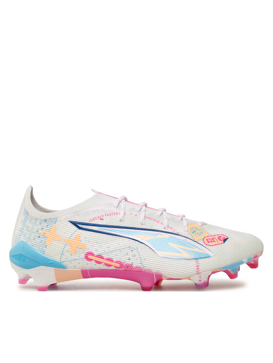 Ghete pentru fotbal Puma ULTRA 5 ULTIMATE VOL. UP FG 108063 01 Alb