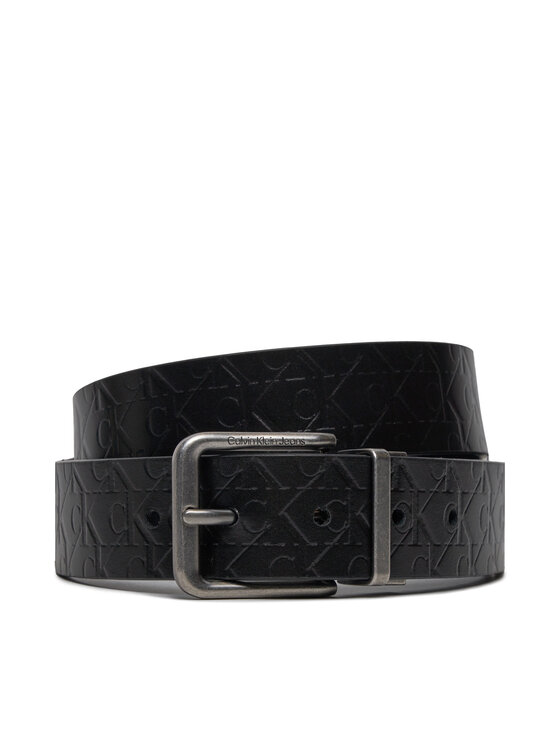 Calvin Klein Jeans Calvin Klein Jeans Pasek Męski Gift Cl Lthr Belt Rev/Adj 35Mm K50K511515 Czarny