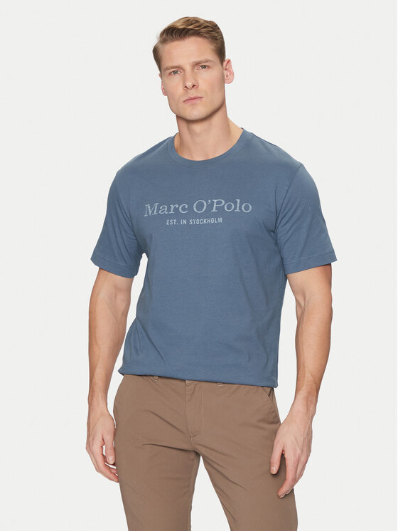 Marc O'Polo Marc O'Polo T-Shirt 520 2012 51052 Niebieski Regular Fit