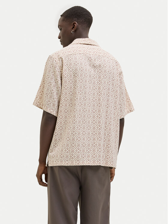 Jack&Jones Jack&Jones Cămașă Bluvincent 12273289 Bej Relaxed Fit