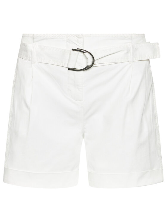 Calvin Klein Calvin Klein Pantaloncini di tessuto Paperbag K20K202820 Bianco Regular Fit