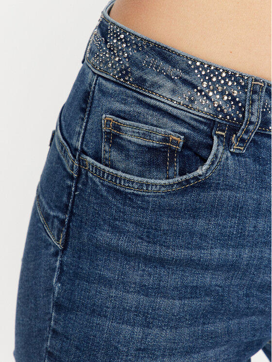 Liu Jo Liu Jo Jeans hlače UF3016 D4391 Modra Slim Fit
