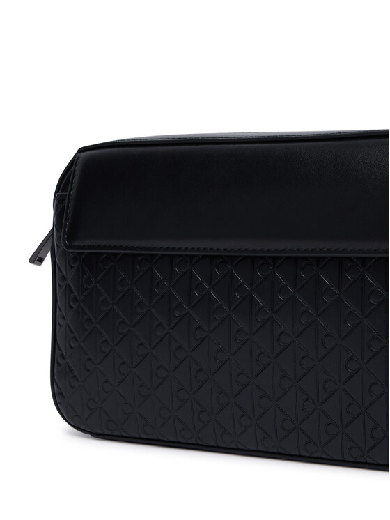 Calvin Klein Calvin Klein Umhängetasche Refined Emblem Mix Pouch W/ Hand LV04D1369G Schwarz
