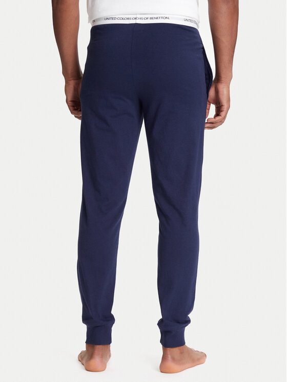 United Colors Of Benetton United Colors Of Benetton Pizsama nadrág 30964F00V Sötétkék Regular Fit